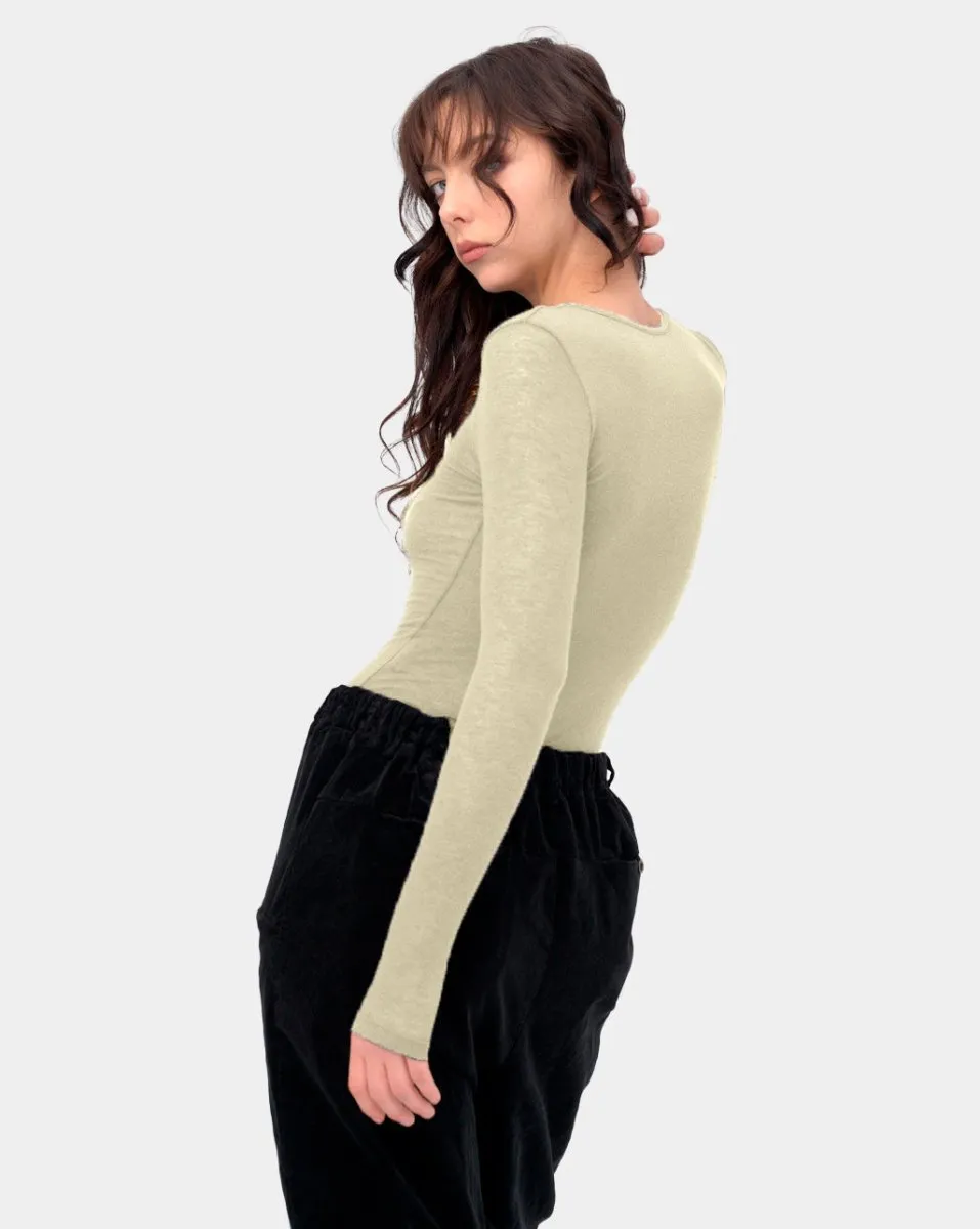 Cashmere Blend Crewneck Top