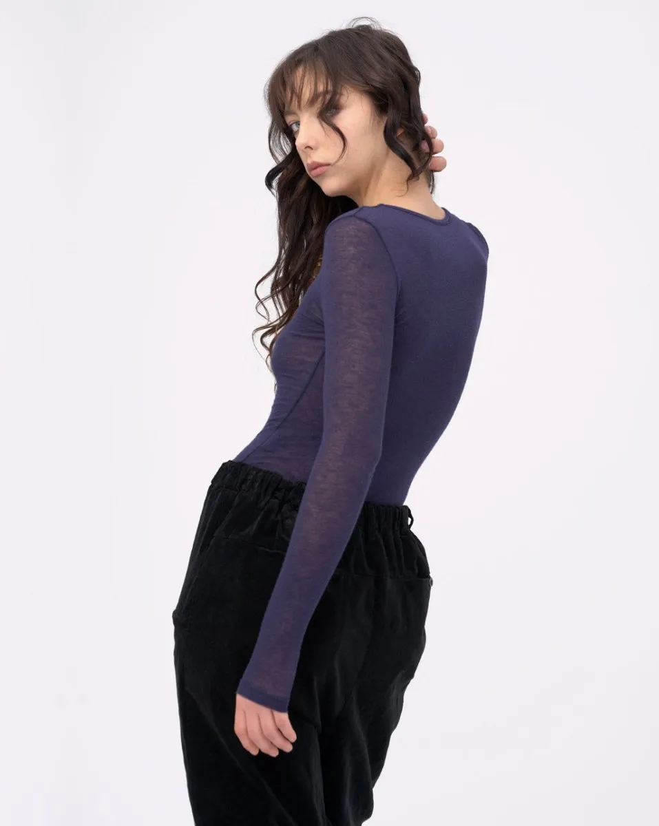 Cashmere Blend Crewneck Top