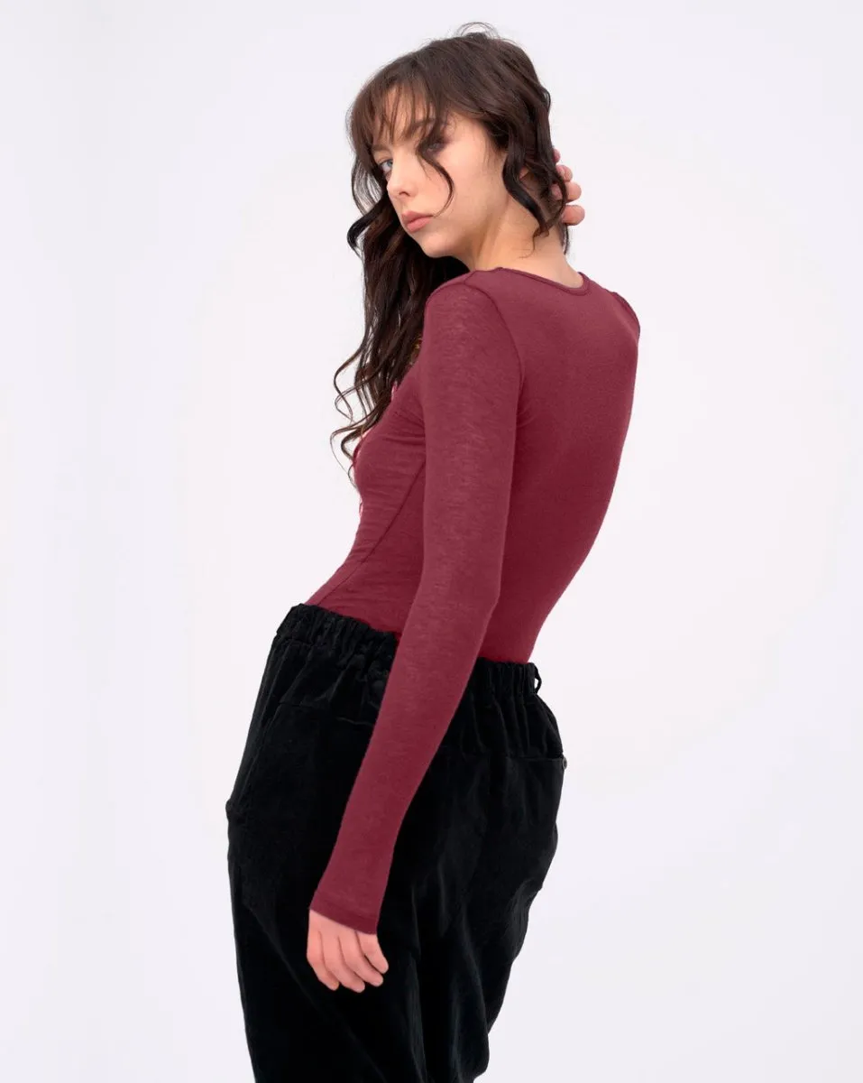Cashmere Blend Crewneck Top