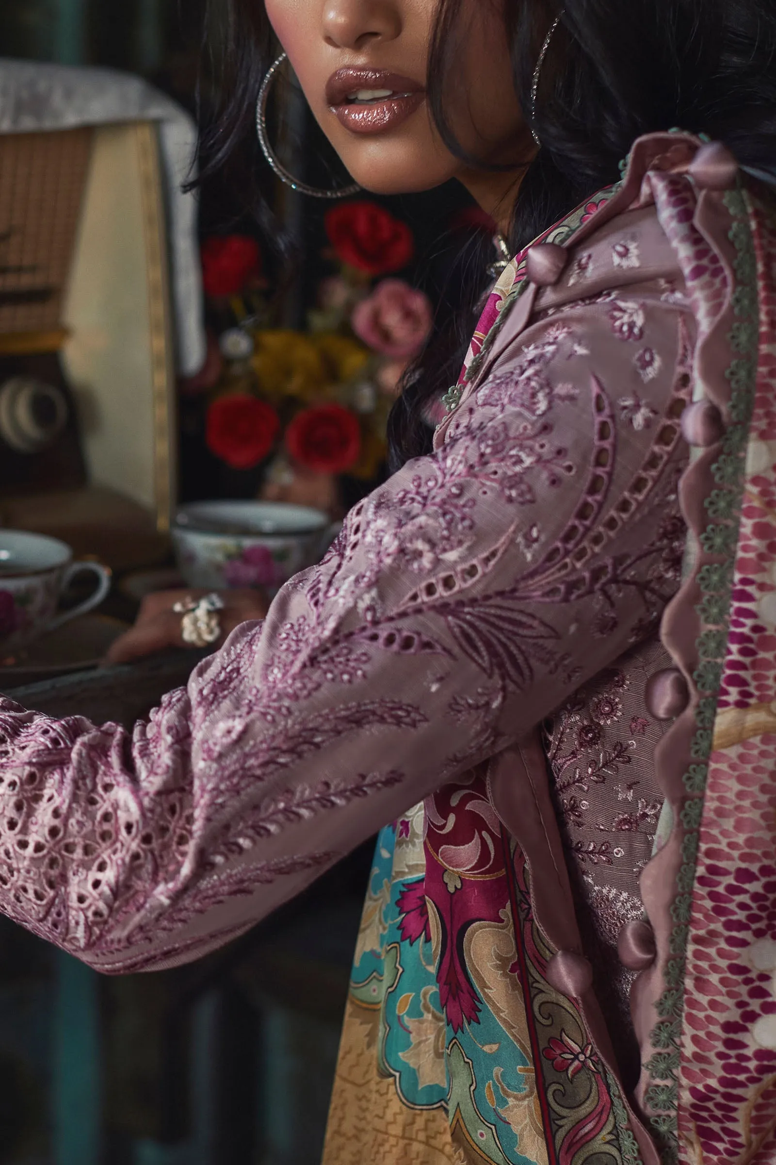 PARISA (EW22-02) | Elan Winter Embroidered Collection | Unstitched Slub Khaddar Suits